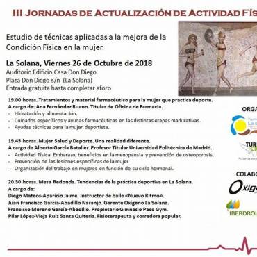 III Jornadas de Actualización de Actividad Física Deportiva