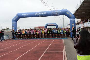 Rosario García Cervigón y Ramón Yelamos vencedores en una fría mañana en Miguelturra.