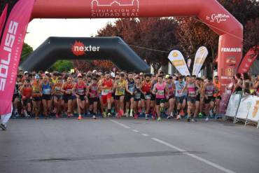 Esther Jiménez de los Galanes y Carlos Alfonso Chocano se imponen en la Carrera Popular de Membrilla