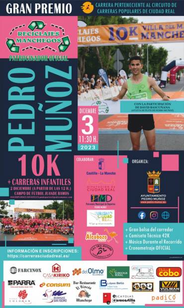 El 10K de Pedro Muñoz debuta en el Circuito de Carreras con casi 600 inscritos