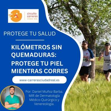 Protege tu salud: Kilómetros sin quemaduras, protege tu piel mientras corres.