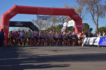 Mohamed Massat y Diana Martín se imponen en el XXX Aniversario de la Media Maratón de Valdepeñas